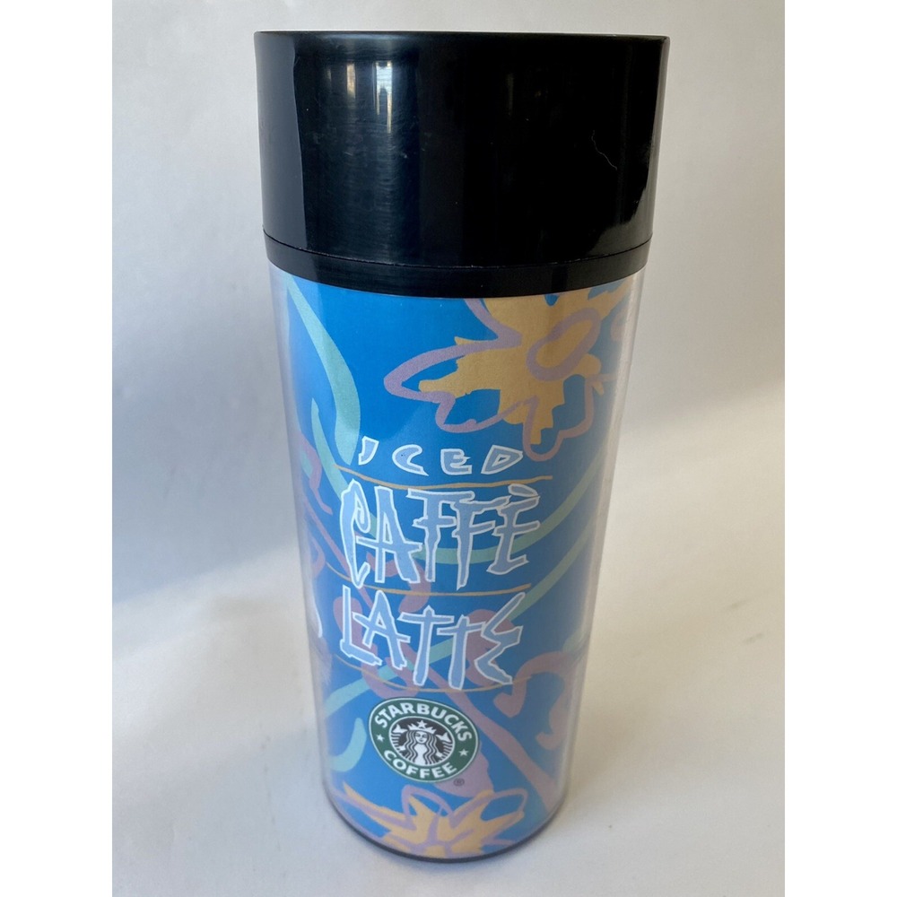 Starbucks 16oz ThermoServ Tumbler Vintage Hot Cold Travel Cup Slider Lid